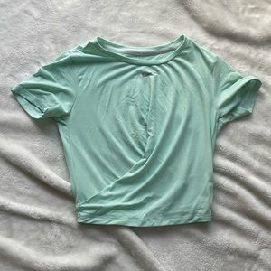 Nike cropped luxe twist top. Only wore once.